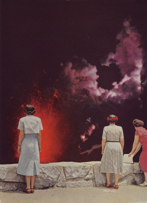 Collages by artist Elizabeth Hoeckel