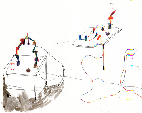 drawings by artist helene jeudy