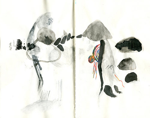 drawings by artist helene jeudy