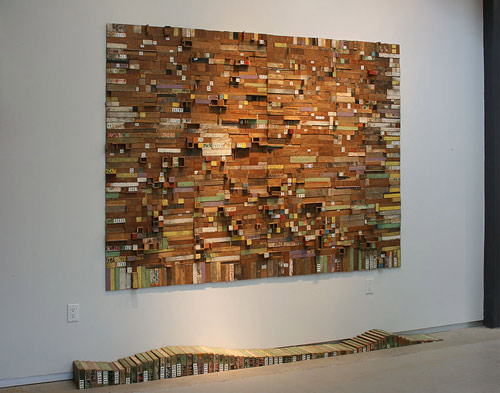 artist laurie frick drawings collages sculptures
