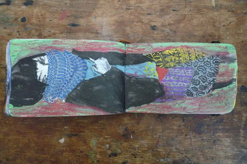 Artist Stella Im Hultberg sketchbook drawings