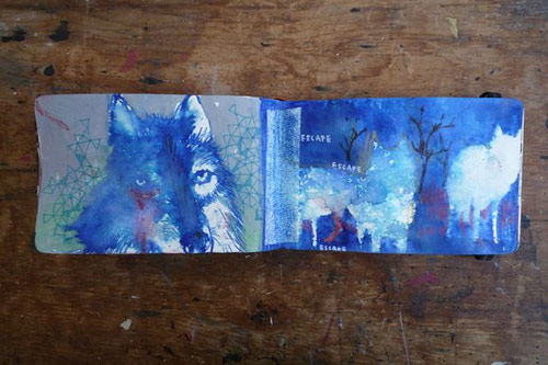 Artist Stella Im Hultberg sketchbook drawings