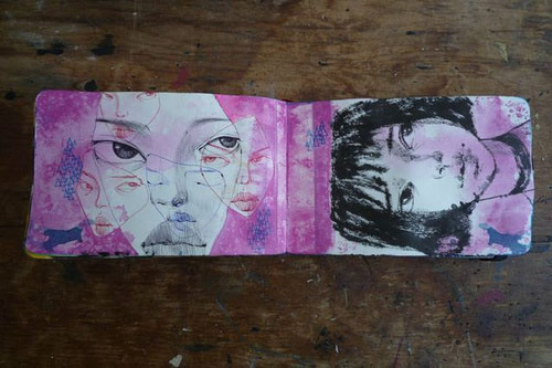 Artist Stella Im Hultberg sketchbook drawings