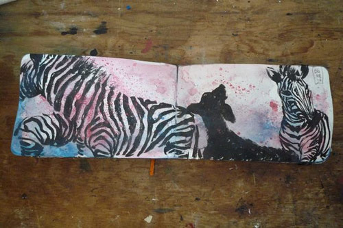 Artist Stella Im Hultberg sketchbook drawings