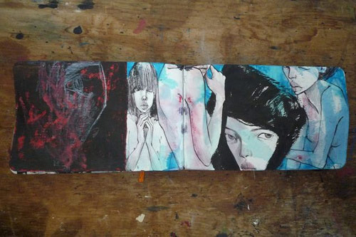 Artist Stella Im Hultberg sketchbook drawings