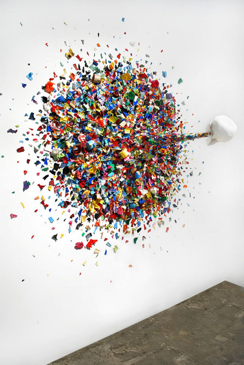 Confetti Death by street artist Typoe