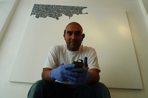 Aaron de la Cruz Samuel Rodriguez Mano y Mano at Above Second Gallery