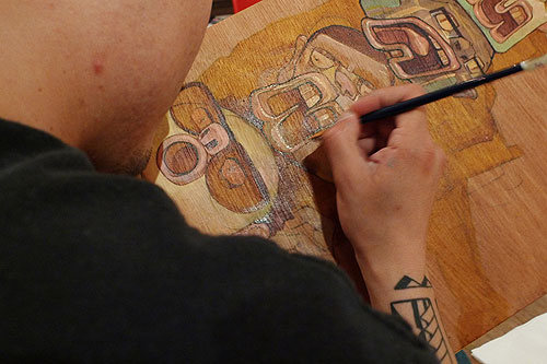 Aaron de la Cruz Samuel Rodriguez Mano y Mano at Above Second Gallery
