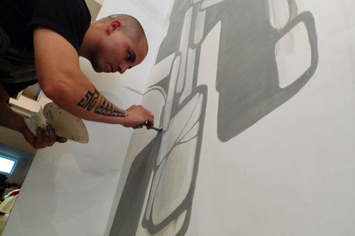 Aaron de la Cruz Samuel Rodriguez Mano y Mano at Above Second Gallery