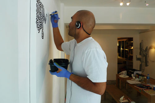 Aaron de la Cruz Samuel Rodriguez Mano y Mano at Above Second Gallery