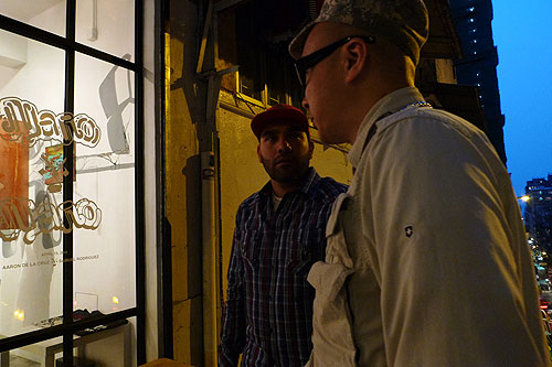 Aaron de la Cruz Samuel Rodriguez Mano y Mano at Above Second Gallery