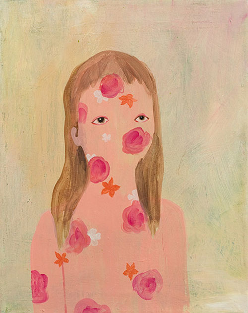 Artist painter Amy Kligman painting