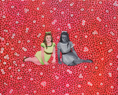 Artist painter Amy Kligman painting
