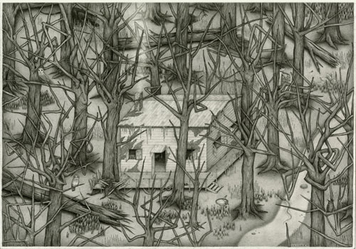 Drawings by artist David Jien