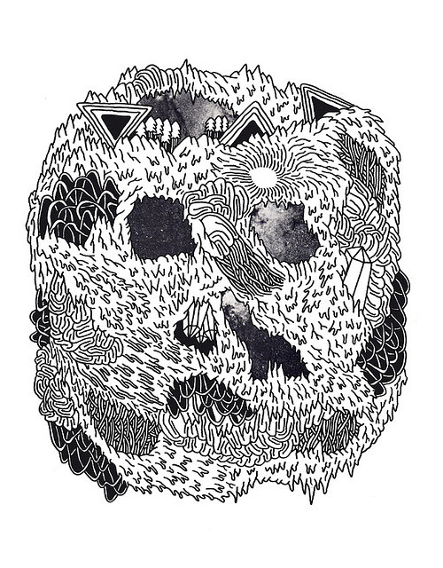 Artist Gianluigi Rivasi drawings
