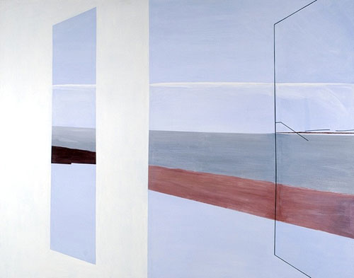 Artist painter Laura Newman painting