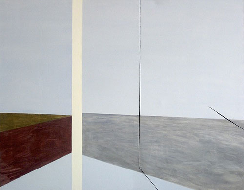 Artist painter Laura Newman painting