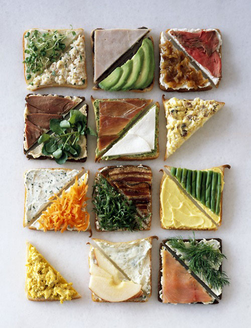 sandwiches triangles