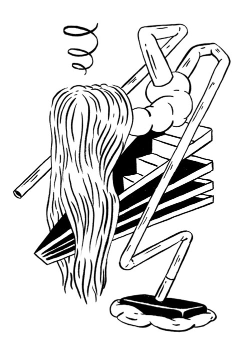 drawings by illustrator Benedikt Rugar