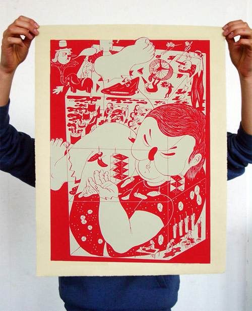 Illustrator Jeong Hwa Min illustration