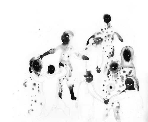 Drawings by artist Nadia Moss