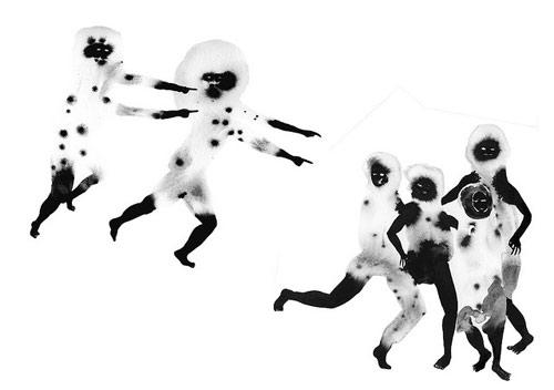 Drawings by artist Nadia Moss