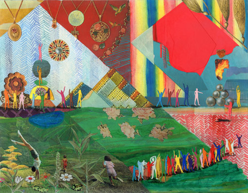 Artist Brandi Strickland collage