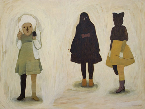 Artist painter Camilla Engman painting