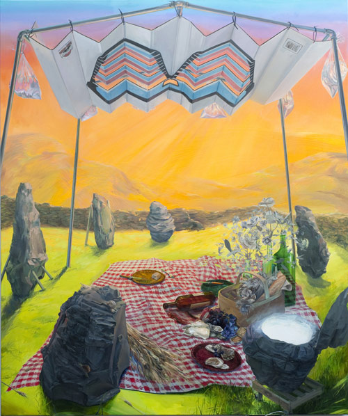 Artist painter painting Christine Gray