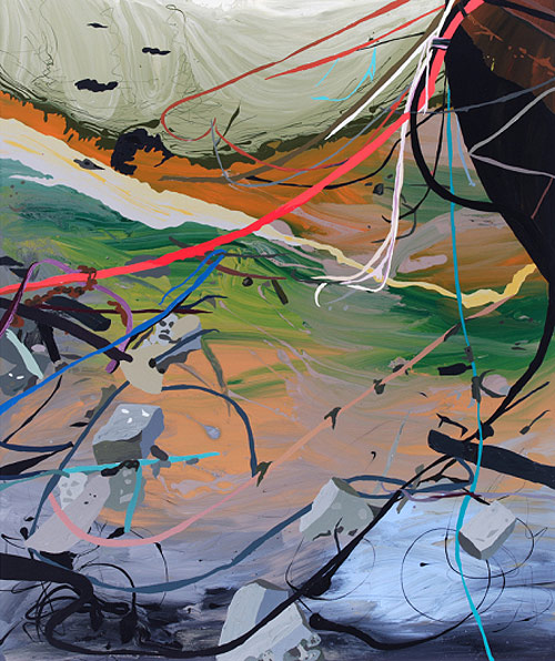 Artist painter Clare Woods paintings