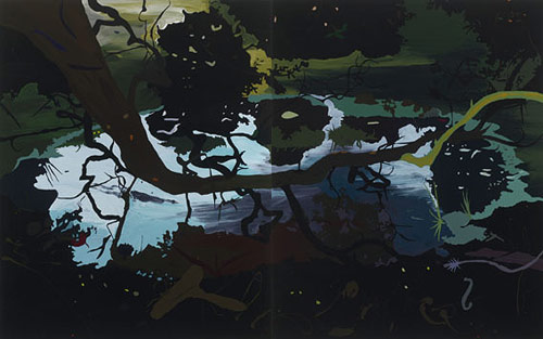 Artist painter Clare Woods paintings