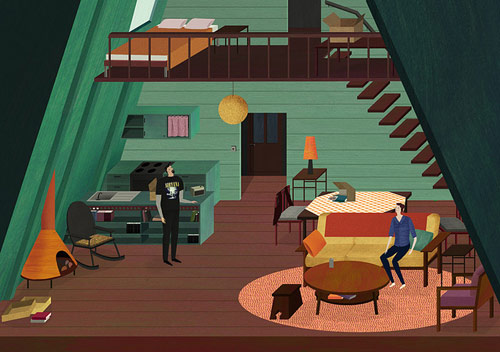 Artist illustrator Eugenia Barinova illustration