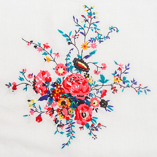 embroidery works by artist Jazmin Berakha