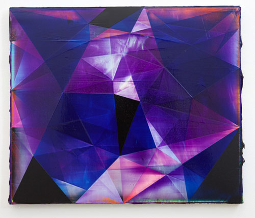 Artist painter Shannon Finley painting