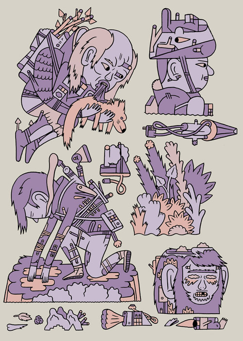 Artist illustrator Jon Boam illustration