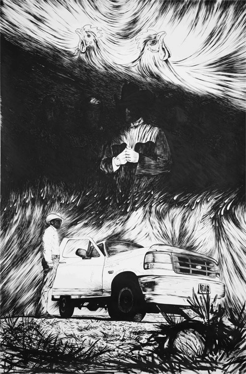 drawings by Artist Leyva Omero