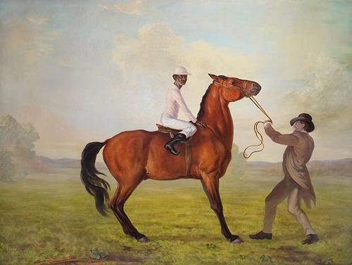 Artist painter Charles Browning painting