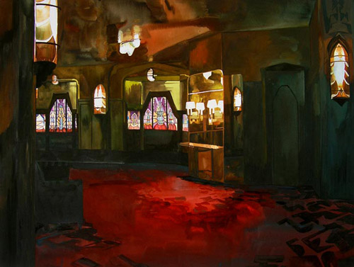 Artist painter Delphine Courtillot