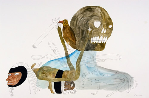 Drawings by artist Erik Jerezano