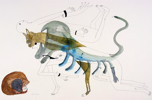 Drawings by artist Erik Jerezano