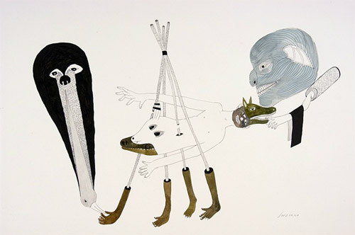 Drawings by artist Erik Jerezano