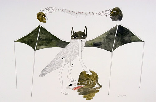 Drawings by artist Erik Jerezano