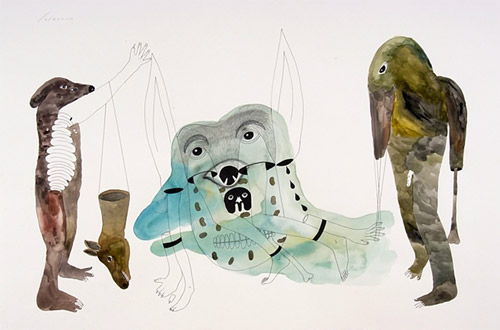 Drawings by artist Erik Jerezano