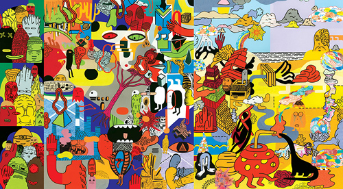 Artists Luke Ramsey and Finlay Pogue