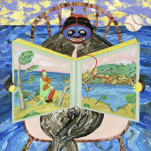 Artist painter Hiro Kurata painting