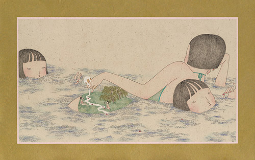 Drawings by artist Joey Ka-yin Leung