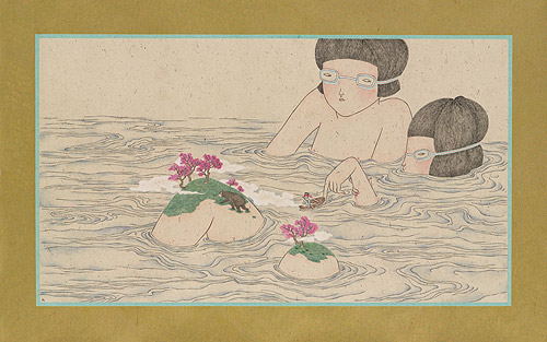 Drawings by artist Joey Ka-yin Leung