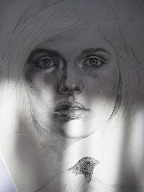 Drawings by artist Ki Yoong