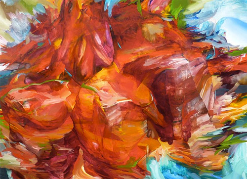 Artist painter Steven Yazzie