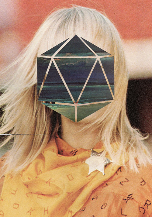 Paper collages by artist Ariel Chiesa